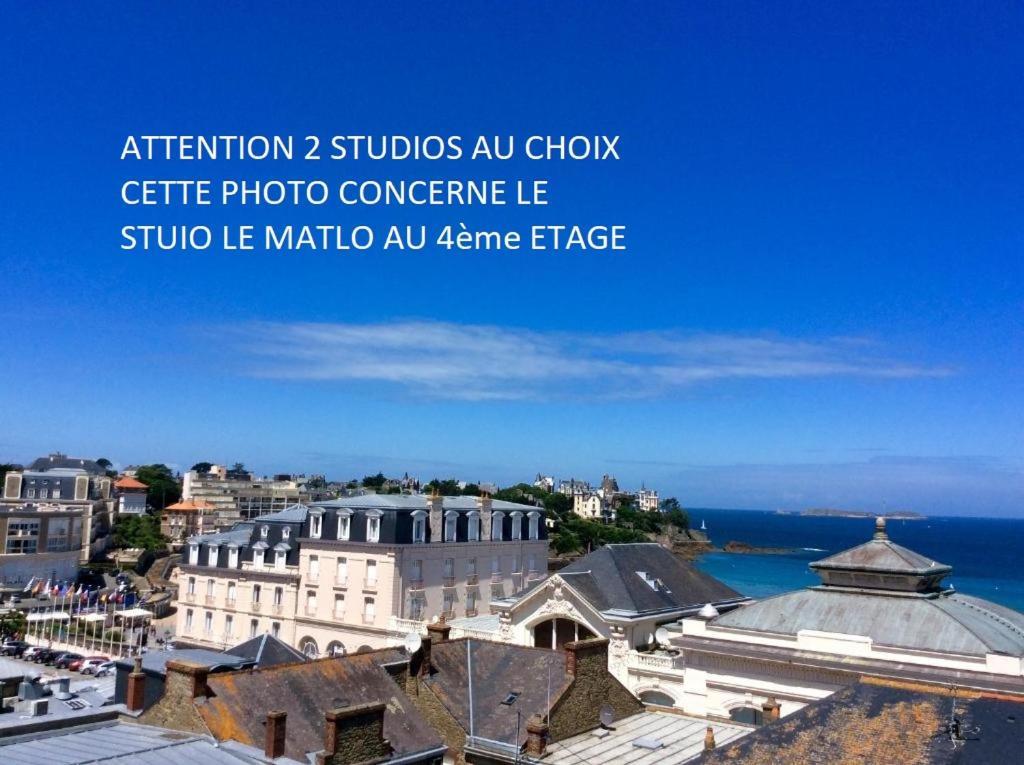 Les Studios Vue Mer Le Matlo Dinard Kültér fotó