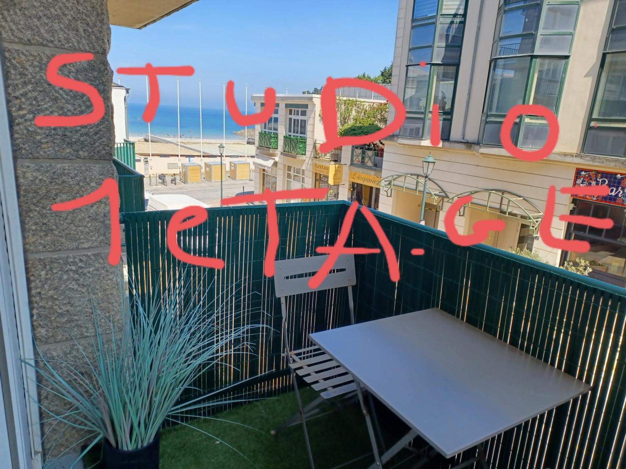 Les Studios Vue Mer Le Matlo Dinard Kültér fotó